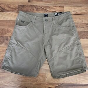 Kuhl STEALTH Hiking Shorts Size‎ 34 Dark Beige